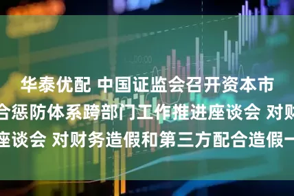 华泰优配 中国证监会召开资本市场财务造假综合惩防体系跨部门工作推进座谈会 对财务造假和第三方配合造假一体打击
